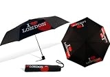 I Love London Umbrella Collapsible with Cover.