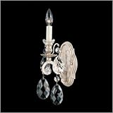 Schonbek 3756-34 Renaissance 1 Light Wall Sconce in French Provincial with Clear Handcut crystal