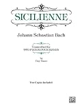 Sicilienne Sheet Piano By Johann Sebastian Bach / ed. Guy Maier