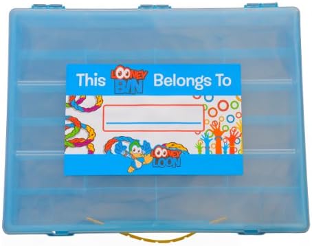 ***SALE*** The Looney Bin, the World's Best Rainbow Loom Organizer Box, Now in Bonkers Blueberry.