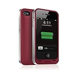 Mophie Juice Pack Air Case and Rechargeable Battery for iPhone 4 (Red) Comp ....