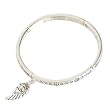 Silvertone Peace Inspirational "May Peace Be With You" Bracelet Fashion Jewelry
