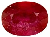 MIN 1.50CT 8X6MM OVAL FISSURE FILLED RUBY