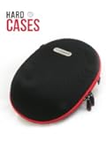 Brainwavz Large Hard Headphone Case - Suitable For Most Headphone Sizes - Removable Internal Pouch & Carrying Strap Included