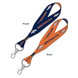 Denver Broncos Lanyard Style Keychain NFL National Football League Sports Team Key Strap Key Ring