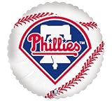 6 MLB Licensed 18 Foil Philadelphia Phillies Baseball Balloon Great For Parties And Cheering Favorite Team