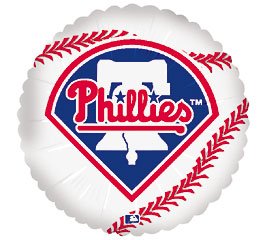 6 MLB Licensed 18 Foil Philadelphia Phillies Baseball Balloon Great For Parties And Cheering Favorite Team