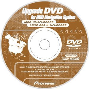Pioneer Avic-Z1/Avic-Z2/Avic-Z3 2009 Update U.S.A./Canada Map DVD