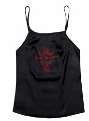 Harley Davidson Logo - Silk Stretch Black Cami for women