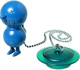 A di Alessi Mr.Suicide Bathtub Plug, Blue, (AMGI02 AZ)