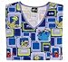 All Products : Cherokee Poly/Cotton Assorted Cartoon Scrub Tops (Snoopy, Dora, Scooby, SpongeBob, Elmo, Betty, Care Bears and more)