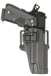 BLACKHAWK! Serpa CQC Carbon Fiber Black Holster (Matte Finish), Size 40, Right Hand