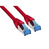 InLine 76811R Patchkabel (S/FTP (PiMf), 500MHz, Category 6A, 1m) rot