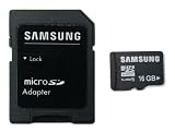 Samsung 16GB Class 10 MicroSDHC High Speed Memory Card with SD Adapter