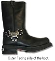 HARLEY-DAVIDSON Men's MEGA HARNESS Motorcycle Boots D91345 WIDE Width - Sizes 7 through 13