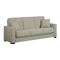 Big Sale Handy Living C2-S1-LIN82 Puebla Convert-a-Couch, Barley Tan Linen