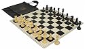 ClubTourney Kit in Black & Camel with Chess Set Bag - Black