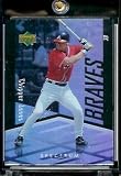 2007 Upper Deck Spectrum Baseball Card #52 Chipper Jones Atlanta Braves - Mint Condition - In Protective Display Case !