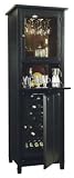 Howard Miller BORDEAUX Wine Cabinet in Worn Black 690-016