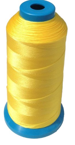 Item4everÂ® Bright Yellow Bonded Nylon Sewing Thread #69 T70 1500 Yard for Outdoor, Leather, Upholstery