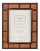 Italian Wooden Picture Frame, Windowpane Brown