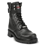 Mens Milwaukee� Boot Camp Zip Boots Black by MILWAUKEE MOTORCYCLE