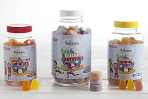 Salaam Nutritionals Halal Family Pack Vitamins, Complete Nutrition, *BEST Tasting* (Multivitamins, Omega3+dha, Calcium+vit D)