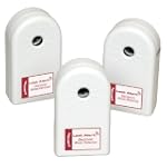 Zircon 63931 Leak Alert Electronic Water Detector Batteries Included, 3-Pack