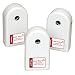 Zircon 63931 Leak Alert Electronic Water Detector Batteries Included, 3-Pack