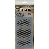 Stampers Anonymous Tim Holtz Layered Stencil, 4.125 by 8.5-Inch, Bubble