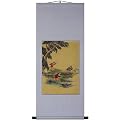 Chinese Children Wall Art Painting - Blue
