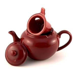 Amsterdam 3 Cup Infuser Teapot Burgundy by 