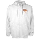 Tennessee Volunteers White Arched Full Zip Hoody Sweatshirt