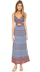 Cutout Cotton/Metallic/Polyamide/Polyester/Knit Zig Zag  Dress