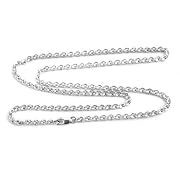3.2mm Sterling Silver Cable Chain Necklace