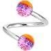 Sangaria De Parcha Spiral Twister Belly Ring