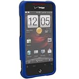 Crystal Hard BLUE RUBBERIZED Cover Faceplate Sleeve Case for HTC Droid INCR ....