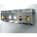 KAPSELHALTER Modell `Latte f�r TASSIMO , mit zwei gr�sseren Sch�chten f�r gro�e Discs Tee + Kaffee T-Disc Zubeh�r Regal St�nder Spender Halterung Dispenser Halter zu Mod. t55 t42 t40 TAS Bosch T-Dischalter Padhalter Aufbewahrung Wand Wandhalter Kapselst�nder Kapselspender Discspender Discst�nder Alu - Design