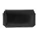 Black Horizontal Large Slim Pouch Carrying Case For Verizon Motorola Droid A855 Cell Phone