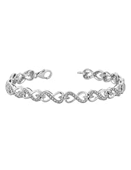 Infinite Love Diamond Bracelet 1/5 Carat (ctw) in Sterling Silver
