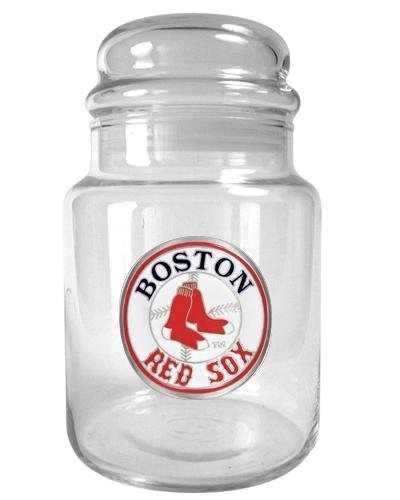 MLB Boston Red Sox 31-Ounce Glass Candy Jar - Primary Logo