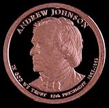 2011-S Andrew Johnson Presidential Dollar GEM PROOF Coin