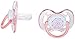 Avent Contemporary Freeflow Pacifier - Pink - 0 - 6 Months - 2 Ct