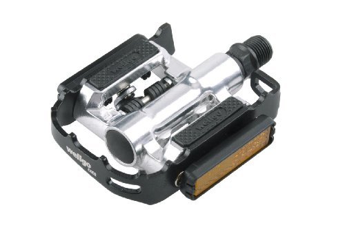 Wellgo Pedal City Trekking, schwarz/silber,