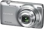 Fujifilm FinePix JZ100 14MP Point-and-Shoot Digital Camera (Silver) with 4GB SD Card, Carry Case