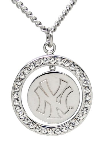 eternity necklace-NY Yankees - MLB Crystal Eternity Necklace Images