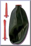Digestion & Nausea Relief and Treatment Products item: Bag Style Anal Douche easy to use clean and store. Includes Latex bag and 2 interchangeable nozzles.