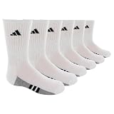 adidas Youth Graphic Large Crew Sock, Pack of 6