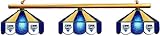 San Diego Padres Pool Table Light - Stained Glass Shades