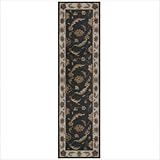Jewel Charcoal / Beige Oriental Rectangular Rug Size: 2'2